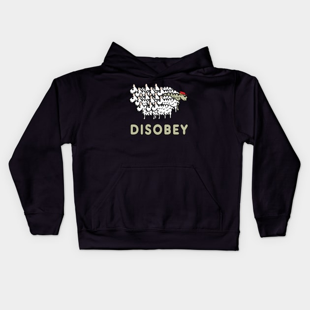 Disobey Kids Hoodie by Mark Ewbie